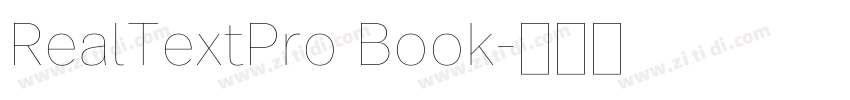 RealTextPro Book字体转换
